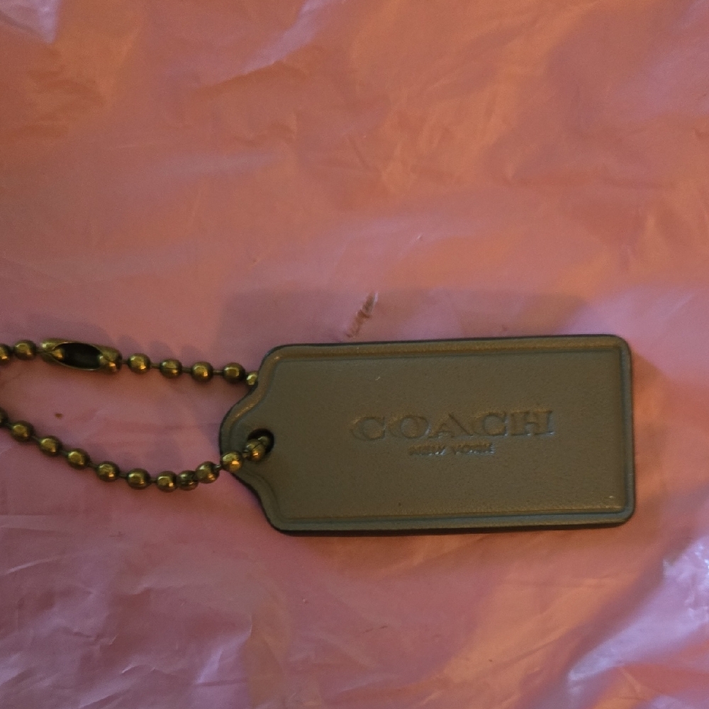 Coach Gray Hangtag EUC